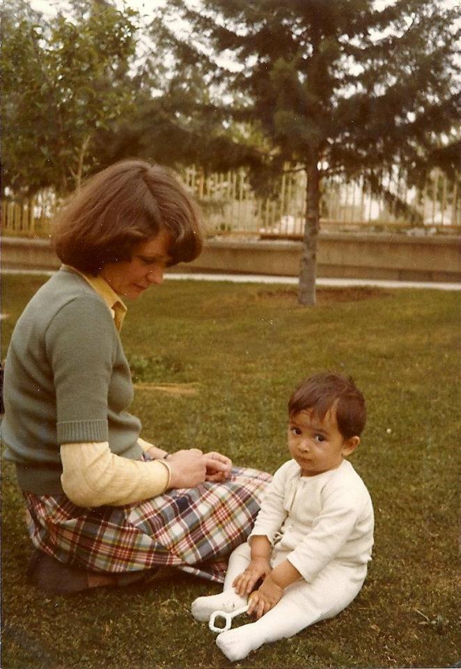 Farideh and her Dutch mother at the orphanage in Tehran. Farideh and her Dutch mother at the orphanage in Tehran.
